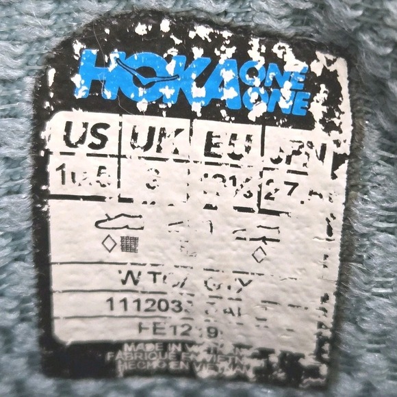 Hoka Sky Toa GTX GoreTex Vibram Hiking Boots Sz 10.5 Trail Running Active Shoes - Picture 11 of 15